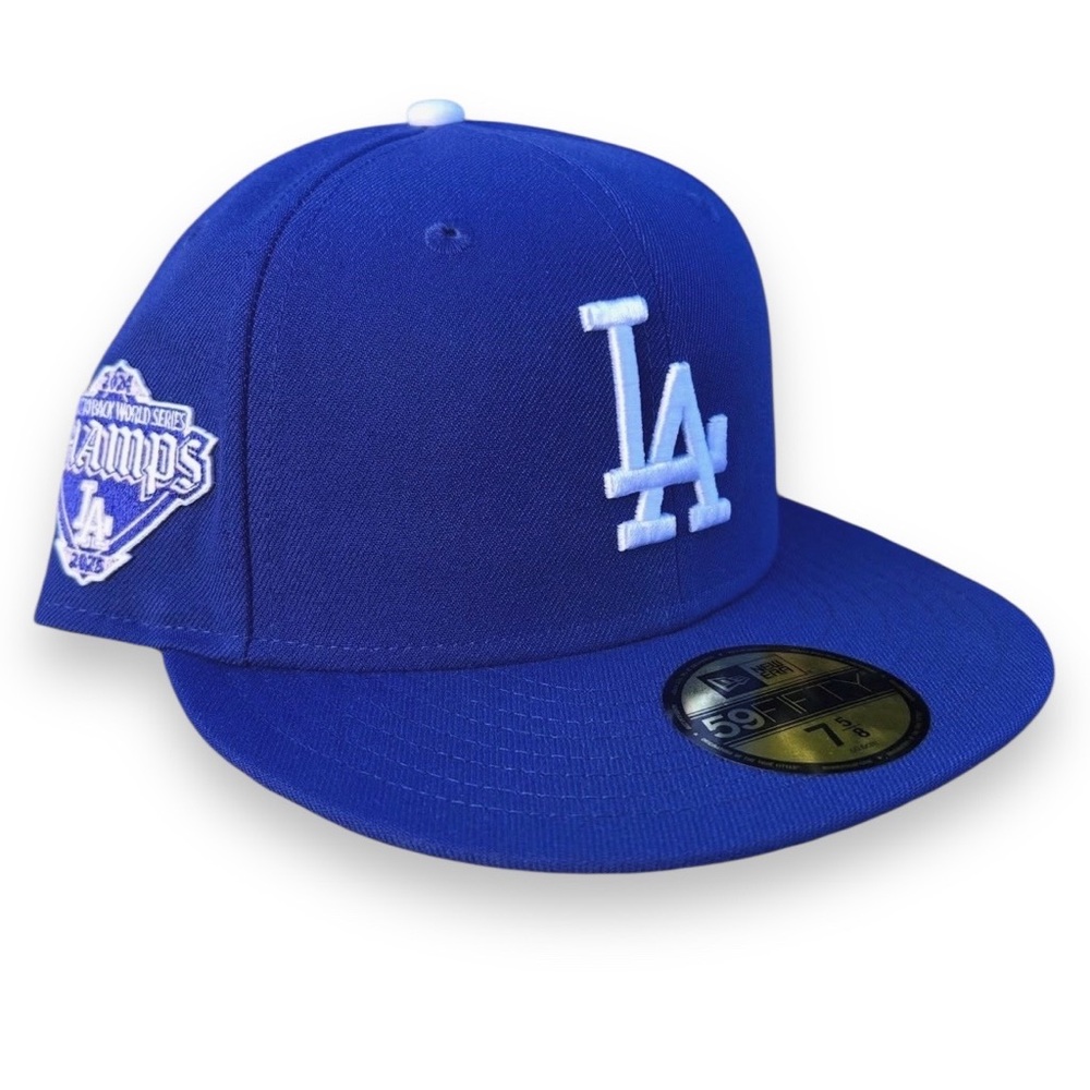 Dodgers Los Angeles World Series champs fitted hat